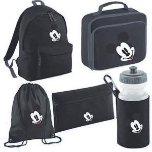 Mickey Mouse Bolso de Lápiz de Regreso a la Escuela Mochila Botella de Agua Caja de Almuerzo para Niños - Imagen 1 de 5