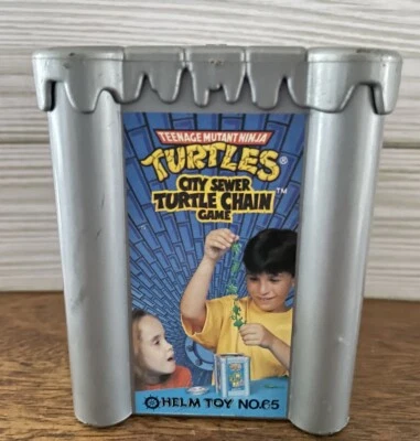 Полный комплект винтажной игры Teenage Mutant Ninja Turtles City Sewer Chain 1990 - Изображение 1 из 4