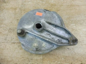1971 Honda CL175 CL 175 H1258-1' rear wheel hub drum brake plate - Picture 1 of 6