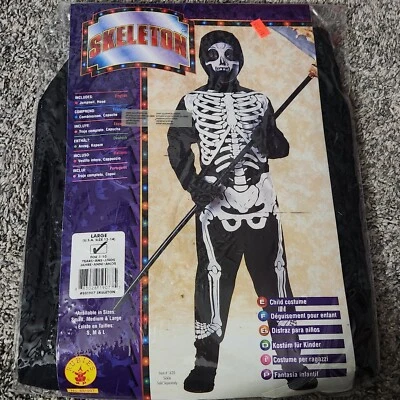 Disfraz Esqueleto Niños Talla Grande Halloween Dress-up NUEVO Foto 1 de 4