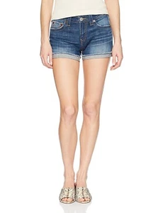 Pantalones cortos True Religion 155472 para mujer Jennie Curvy Jennie tiro medio talla 25 - Imagen 1 de 2