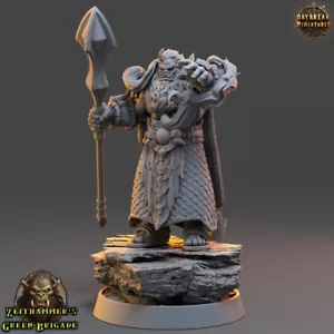 Figuras de resina Orc Bodraz of the Void - Wargaming Miniatures Fantasy Monster 32 mm - Imagen 1 de 3