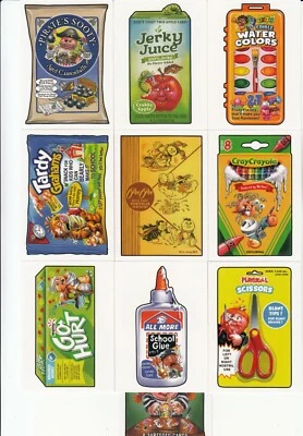 2020 GARBAGE PAIL KIDS LATE TO SCHOOL WACKY PACKAGES GARBAGE PAIL KIDS SET 10/10 - Image 1 of 4