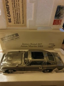 DANBURY MINT ASTON MARTIN DB5 JAMES BOND SILVER BIRCH MODEL BRAND NEW BOXED - Picture 1 of 12