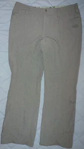 The North Face Women's Pants 8 Short Gray Straight Hiking Fishing Camping Pants - Picture 1 of 14