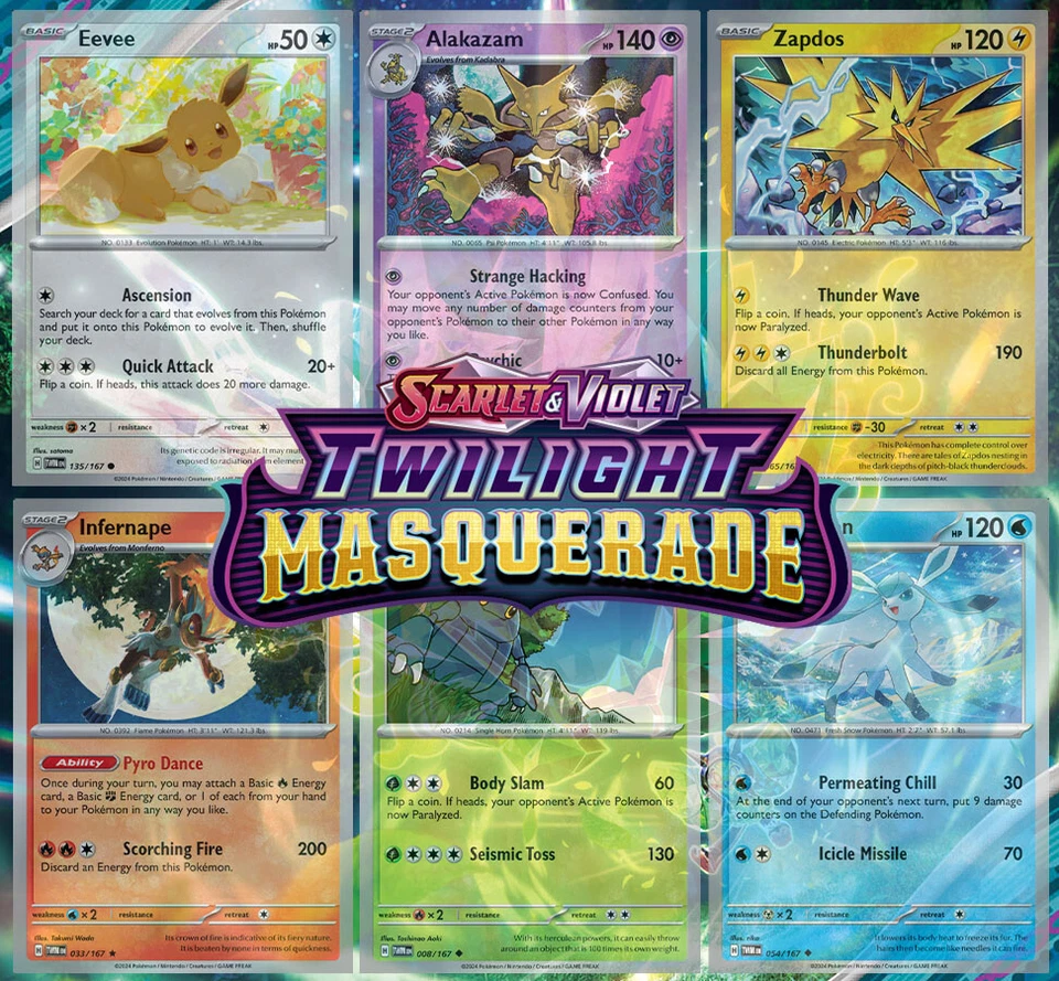 Pokemon TCG SV06 Twilight Masquerade | Choose Your Card | Holo/Reverse Holo/C/UC - Image 1 of 1