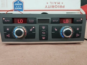 05-10 AUDI A6 S6 CLIMATE TEMPERATURE  A/C CONTROL UNIT OEM 4F1 820 043 J         - Picture 1 of 12