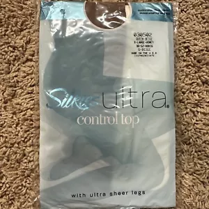 Silkies Ultra Control Top Beige Honey 030502 Ultra Sheer XL Queen Pantyhose - Picture 1 of 7