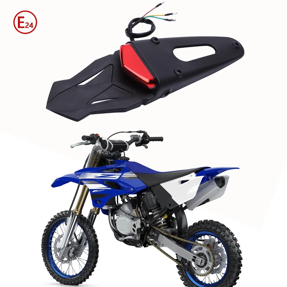 Luz de freno trasera LED roja lámpara de matrícula para Yamaha YZ85 YZ125 YZ250 YZ450 Foto 1 de 4