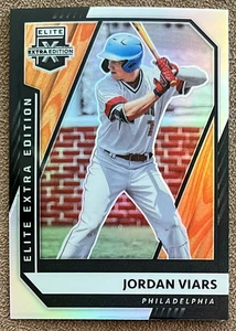 2021 Panini Elite Extra Edition OptiChrome Silver Prizm #84 Jordan Viars Holo RC - Picture 1 of 3