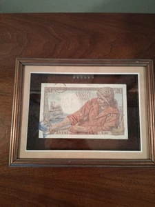20 French Franc Banknote 1942 W.W.2 Propaganda - Picture 1 of 7