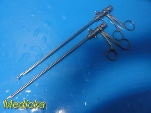 2X Gyrus ACMI Elite Series Rigid Optical Forceps (E8215 & E8213) WL=25cm ~ 37985 - Picture 1 of 16