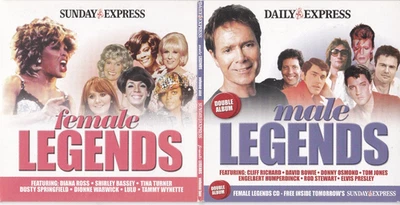 MALE LEGENDS FEMALE LEGENDS Double Album - Bild 1 von 3
