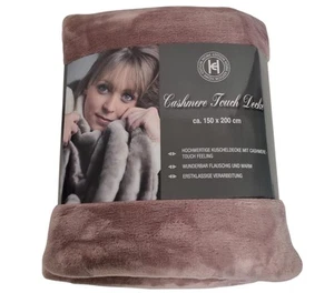 Decke Kuscheldecke Wohndecke 150 X 200 cm - Neu - Altrosa - Bild 1 von 1