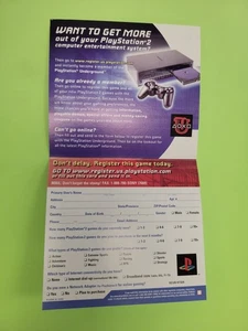 Inserto underground PlayStation Scus-97328 - Foto 1 di 2