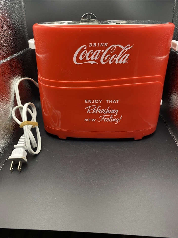 Nostalgia Coca Cola Pop Up Hot Dog Toaster (2 Dogs 2 Buns) Model HDT600COKE - Image 1 of 4