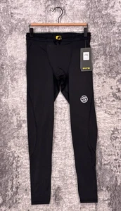 New Skins Series 3 Long Tights Large Mens Travel Recovery Black - Picture 1 of 8