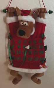 Scooby Doo Advent Calendar Plush Christmas Hanging Warner Bros 13x23 - Picture 1 of 12