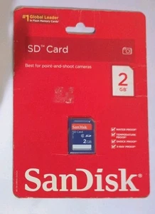 SanDisk 2GB SD Card - Picture 1 of 2