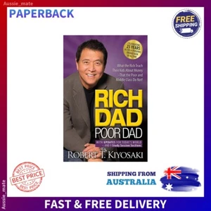 Rich Dad Poor Dad 25th Ann. Ed. Kiyosaki Finance Money Investing Wealth Book - Picture 1 of 2
