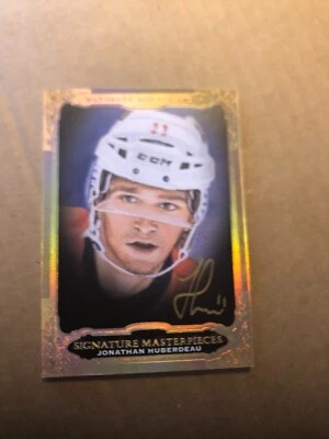 2013-14 Ultimate Collection Ultimate Signature Masterpiece Jonathan Huberdeau  - Image 1 of 2