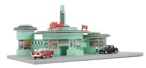 MTH 30-9105 Mel's Operating Drive-In Restaurant O GAUGE NEW IN BOX SHIPPING BoX - Picture 1 of 1
