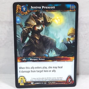 World Of Warcraft War Of The Elements Jeniva Prescott 117/220 TCG Card - Picture 1 of 2