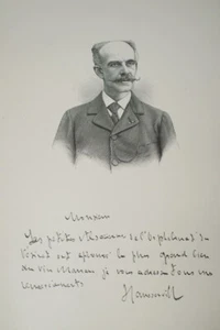 COMTE D'HASSONVILLE GRAVURE SUR BOIS MARIANI 1899 PRINT M331 - Picture 1 of 1
