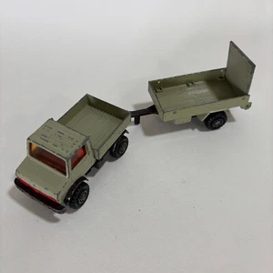 MATCHBOX Super Kings Unimog & Trailer 1978 Lesney - AUS SELLER - Picture 1 of 6