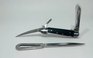 Collectible Vintage Captain C. Currey Marlin Spike AND Colonial Sailor's Knife - Picture 1 of 2