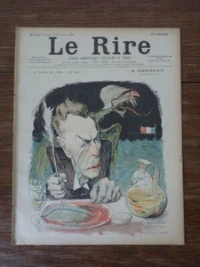 LE RIRE Nr 214 (1898) Caricature JOSEPH CHAMBERLAIN ill LEANDRE - Picture 1 of 1