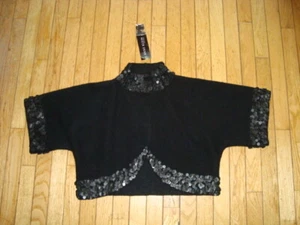 ANNE KLEIN LADIE'S 100% MERINO WOOL BOLERO COAT JACKET SIZE LARGE BNWT@$250.00 - Picture 1 of 11