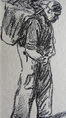 Max LIEBERMANN(1847-1935) - Holzsammler, Fotolithografie, 1911 - Bild 1 von 4