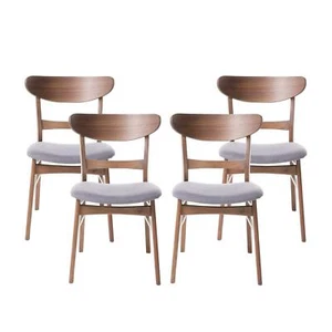 Christopher Knight Home Frances Mid-Century Modern Dining Chairs (Set of 4) 100% - Picture 1 of 5