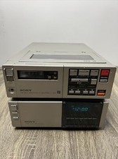 Sony SL-2000 Betamax VCR Beta Tape Player Recorder Tuner Timer TT-2000 Powers On