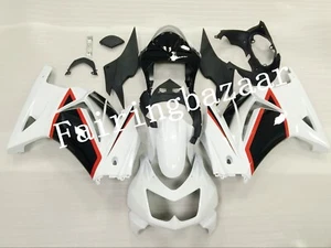 Fit for 2008-2012 NINJA 250R ABS Injection White Black Red Bodywork Fairing Kit - Picture 1 of 6
