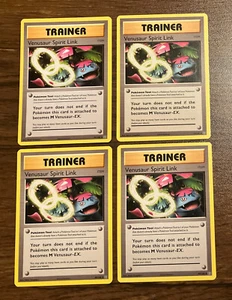 Venusaur Spirit Link 89/108 Pokemon Card XY Evolutions 2016 LP Playset 4x - Picture 1 of 3