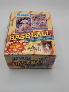 Carte da baseball MLB Donruss 1991 serie 1 sigillate in fabbrica confezione da 36 pezzi - Foto 1 di 5