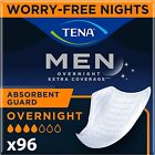 TENA Incontinence Guards for Men, Overnight Absorbency, 96 Ct (6 Packs of 16) ✅