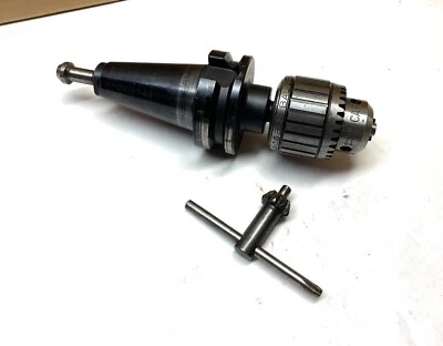 Jacobs Super Chuck 11 N2 JT - 0-3/8" (0-10mm) - Command BT40 Holder - Key - NICE - Image 1 of 4