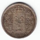 France 1/2 Franc 1828-A Km723.1 Ag.900 Paris Charles X Very High Grade - Rare !