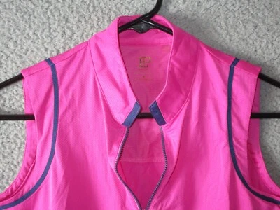 EP PRO WOMEN'S SLEEVELESS GOLF SHIRT PINK PURPLE SMALL POLYESTER USED - Image 1 of 3