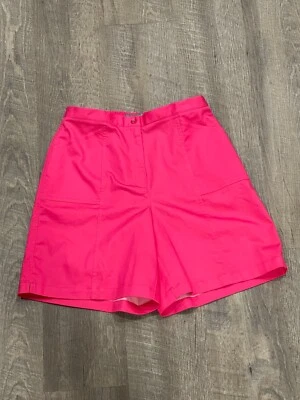 VTG Koret French Riviera 80's Hibiscus Fuschia Shorts NWT Size 10 - Image 1 of 4