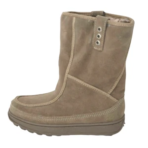 TimberlandToddlers  Mukluk Jewel Tones 36876 Boots Winter Leather Beige Sz 5 - Picture 1 of 12