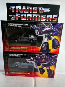 TRANSFORMERS G1 Ristampa Smokescreen e Bluestreak Spedizione gratuita SpeedPAK - Foto 1 di 32