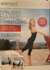 Total Body Barre Conditioning: Ballet & Barre (2013, 2-disc DVD) Element SEALED