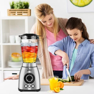 UTEN SL-A01P 1800W Stainless Steel Blender, 1.8L Glass, Multi-Speed, Ice Crush - Picture 1 of 14