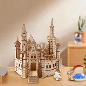3D Wooden Puzzle Hobbies Toy DIY Building Kit for Teens Adults Birthday Gift - Picture 1 of 6