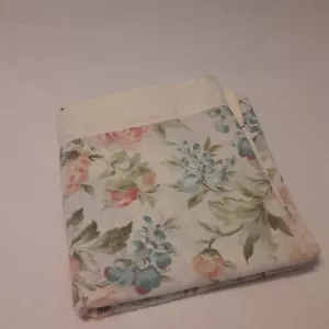 Vintage Revman Floral Flat Queen Sheet Qualität gekämmte Baumwollmischung - Bild 1 von 9