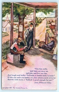 Postal The Little Town o' Tailholt 1907 You Kin Smile  - Imagen 1 de 2